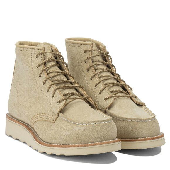 Red Wing Shoes 6'' Moc Toe 3328 Cream Abilen Lace-Up Ankle Boots US 8 Women - Picture 2 of 5